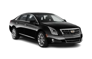 Loveland black Cadillac XTS executive sedan